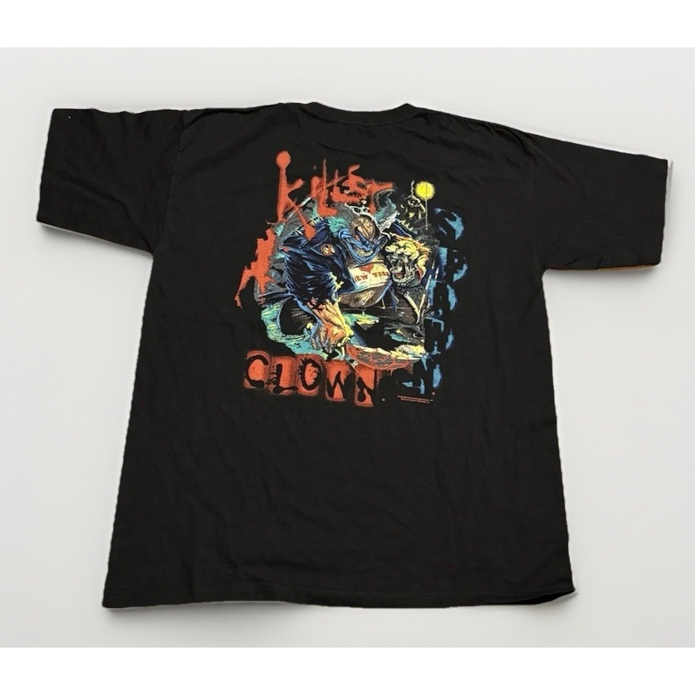 Vintage 90s Spawn Killer Clown Shirt L McFarlane Comic Stanley Desantis 1997